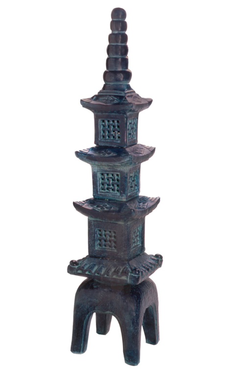 #709 Four Tier Pagoda Lantern