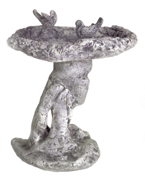 #906 Small Primitive Bird Bath