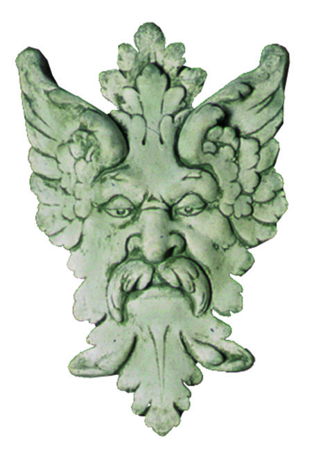 #1869 Large Green Man Plaque